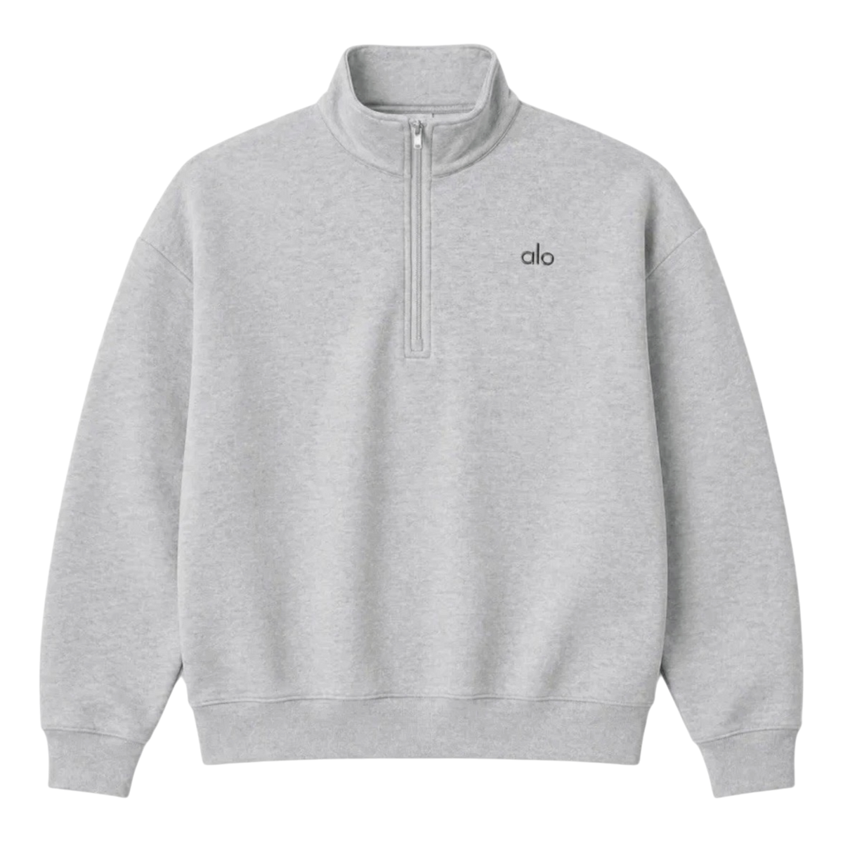 ALO QUARTER ZIP GREY