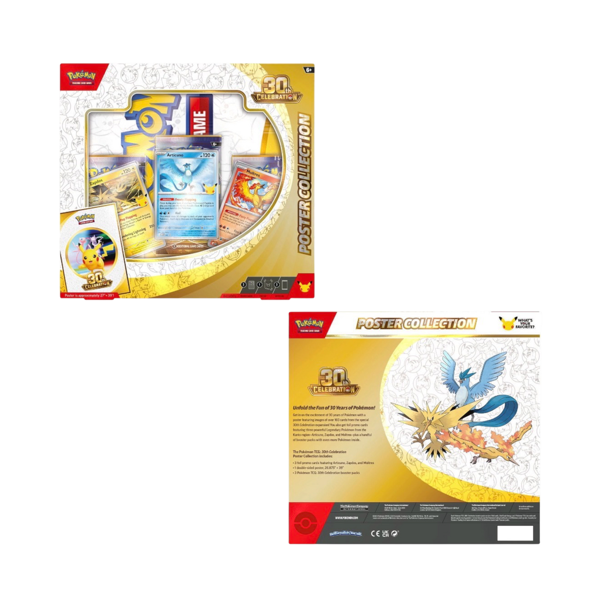 POKEMON TCG POSTER COLLECTION 30 ANNIVERSARY