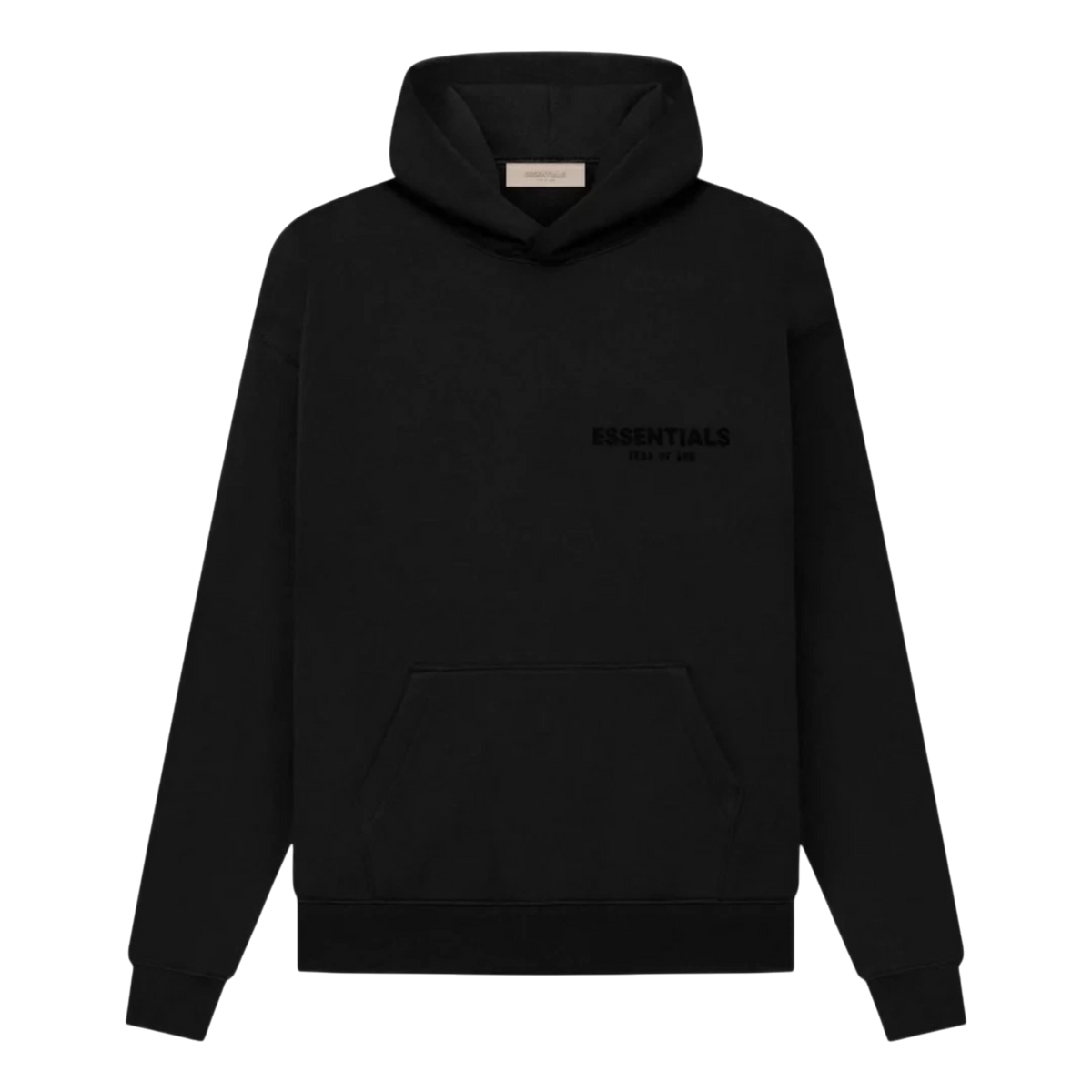 FEAR OF GOD ESSENTIALS HOODIE “STRETCH LIMO” BLACK
