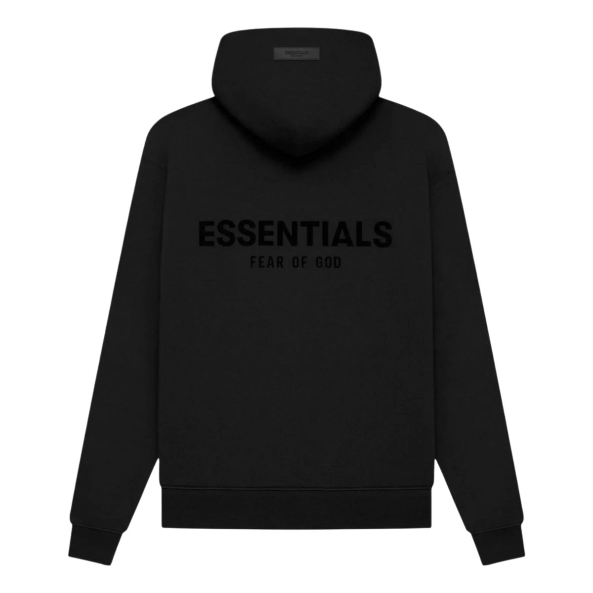 FEAR OF GOD ESSENTIALS HOODIE “STRETCH LIMO” BLACK