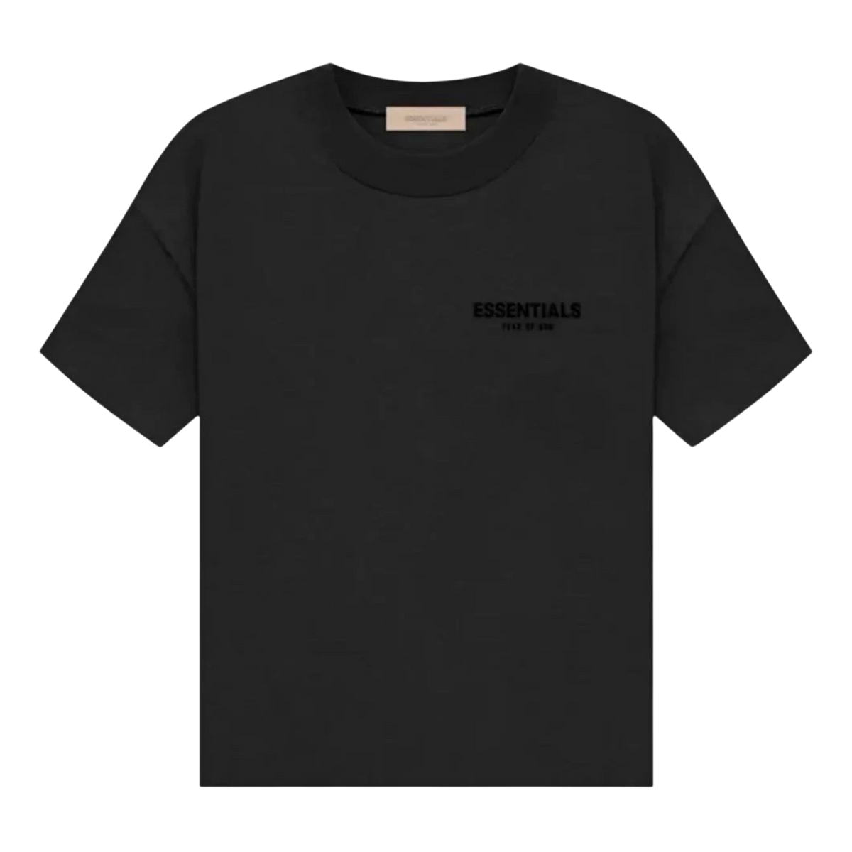 FEAR OF GOD ESSENTIALS TEE “STRETCH LIMO” BLACK