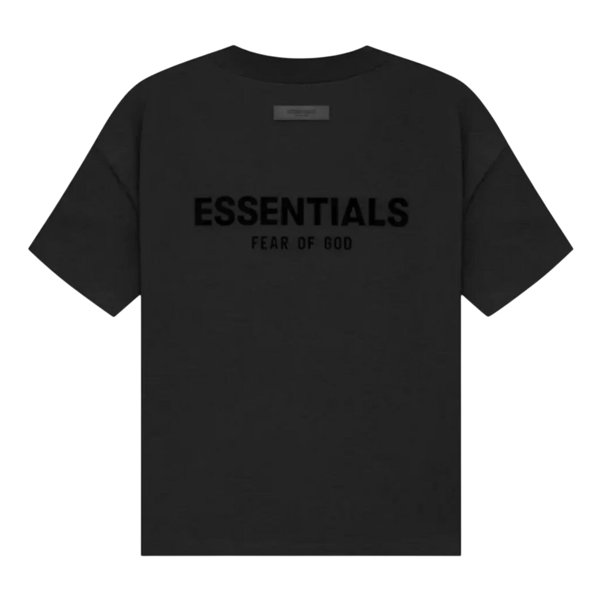 FEAR OF GOD ESSENTIALS TEE “STRETCH LIMO” BLACK